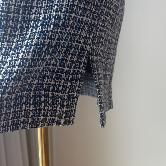 NWT - Joe Fresh Blue Tweed Skirt - Picture 2 of 3